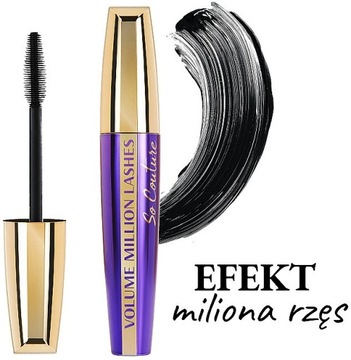 Tusz do rzęs L'Oreal Paris Volume Million Lashes So Couture 9,5ml czarny