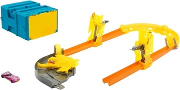 HOT WHEELS TRACK BUILDER ZESTAW TORÓW SAMOCHODOWYCH BŁYSKAWICA PLUS AUTO