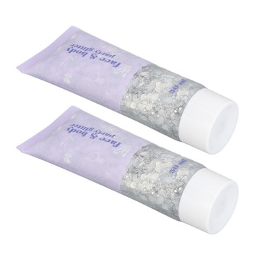 2 шт Гель-блеск для лица и тела Гель-блеск голографический для тела