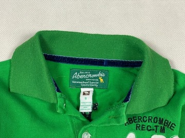 Abercrombie polo dziecięce zielone unikat logo S