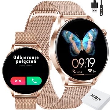 Zegarek damski SMARTWATCH Rubicon ROZMOWY SMS PULS