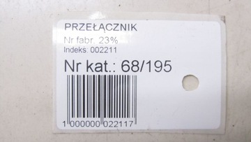 KORANDO III FACELIFT PŘEPÍNAČ SVĚTEL TRAKCÍ 13-