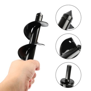 2 садовые буры, 8х30см и 4х22см, с 10 карточками.