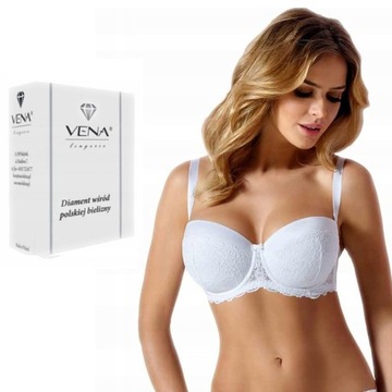 Biustonosz Usztywniany Vb-235 Vena biały 90C