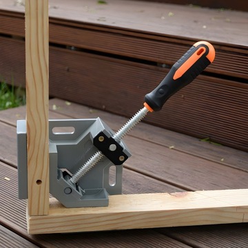 ЗАЖИМ УГЛОВОЙ ЗАЖИМ УГЛОВОЙ ТИСКИ УГОЛ 90 МОНТАЖНАЯ МЕТАЛЛИЧЕСКАЯ РУЧКА