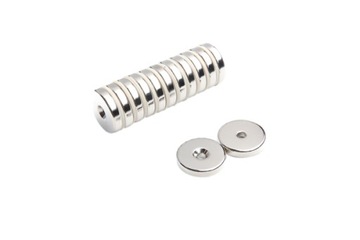 Magnes Neodymowy Pierścieniowy MP 25x(7,5x4,5)x5 N38 pod wkręt 1 sztuka