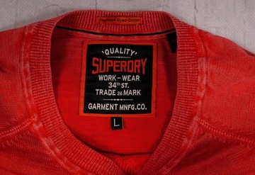 SUPERDRY JAPAN _ SWETER _ L _ MEN _ 100% BAWEŁNA