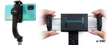 Беспроводной стабилизатор изображения Gimbal для камеры телефона со штативом