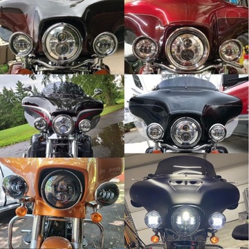 Галогенные светодиодные вставки 4,5 дюйма Universal и Harley