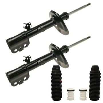2X TLUMIČE PŘEDNÍ DO TOYOTA RAV 4 II 2000-2005 + KRYTY DORAZY SADA