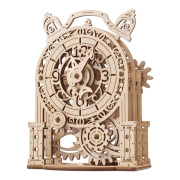 Ugears 3D drewniane puzzle mechaniczne Budzik dekoracyjny