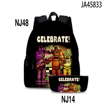 ШКОЛЬНЫЙ РЮКЗАК ЧЕХОЛ-КАРАНДАШ FIVE NIGHTS AT FREDDY'S РАЗЛИЧНЫЕ ДИЗАЙНЫ