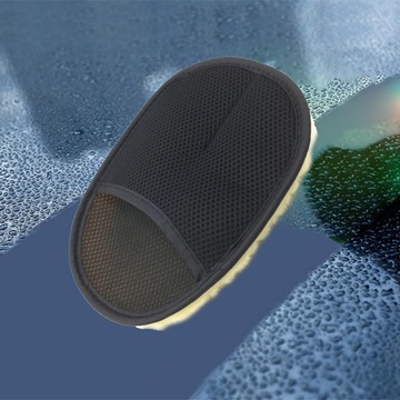 Перчатки для мойки автомобилей Перчатки для мойки автомобилей универсальные, мягкие, многоразовые, черные