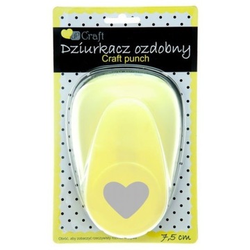 DZIURKACZ OZDOBNY 7,5CM JCDZ-130 DP CRAFT SERCE