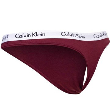 CALVIN KLEIN STRINGI DAMSKIE MAJTKI THONG 5PK WIELOKOLOROWE r.M