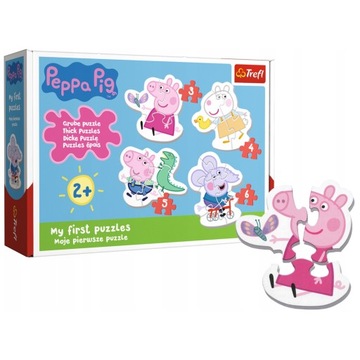 Пазлы Свинка Пеппа Мои первые пазлы Trefl