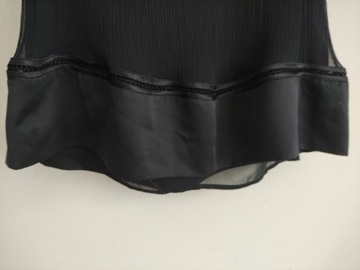MONSOON elegancka jedwabna mała czarna sukienka