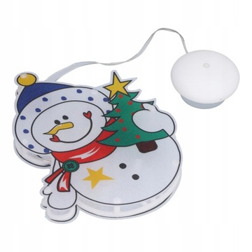 Светодиодная елочная лампа «Снеговик» на батарейках