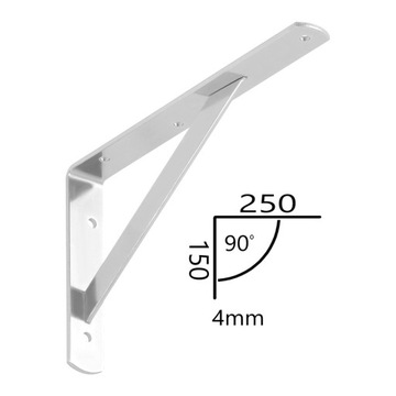 1x WSPORNIK KĄTOWNIK PODPORA 25 x 15 OCYNK pod PóŁKĘ BLAT Heavy Loft