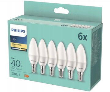 Żarówka LED Philips E14 470lm