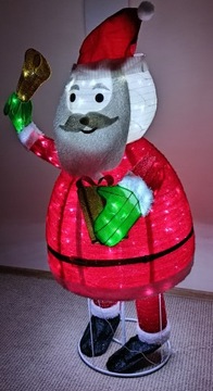 УКРАШЕНИЕ САНТА-КЛАУСА 180 см 200 светодиодов IP44 ТАЙМЕР