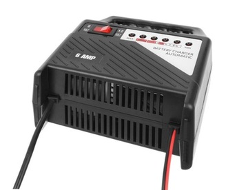 Prostownik do akumulatora 6V / 12V 6A (4225)