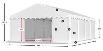 Палатка для хранения HOME 5x8 РАЗНЫЕ ЦВЕТА