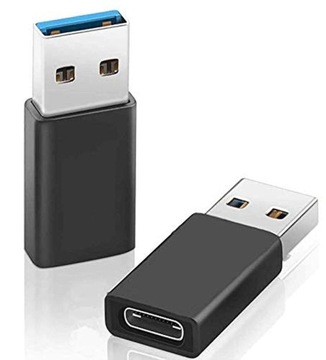 Adapter OTG USB 3.0 do USB 3.1 USB-C typ C Alu