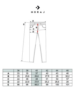 JEANSY damskie RURKI z Wysokim Stanem Spodnie Jeansowe Regular MORAJ r. 42