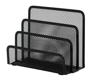 Sorter do korespondencji czarny 3 przegrody