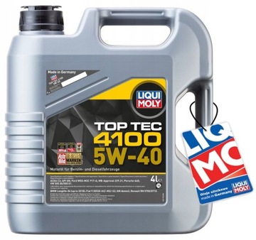 Liqui Moly 2195 Olej Silnikowy 4100 5W40 4l+gratis