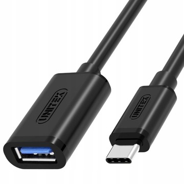 Кабель-адаптер Unitek USB Type-C — USB AF, 0,15 м