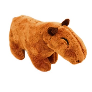 MASKOTKA PLUSZAK ZABAWKA KAPIBARA JASNY BRĄZ 20 cm