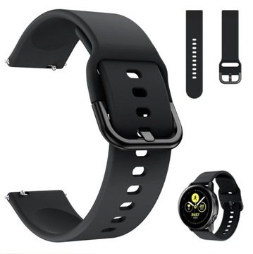 UNIWERSALNY SILIKONOWY PASEK DO ZEGARKA SMARTWATCH 20MM +2 TELESKOPY KOLORY