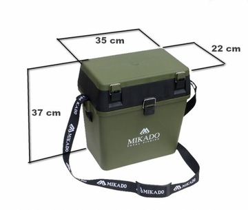 Микадо ABM 317 (37x24x37,5 см) - зеленая коробка - зеленая