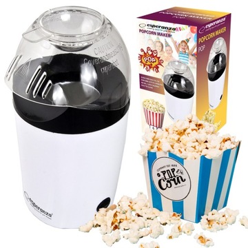 DOMOWA MASZYNA DO POPCORNU BEZ TŁUSZCZU 1200W