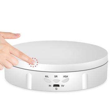 Поворотный стол, подставка для фотографий на 360°, электрическая