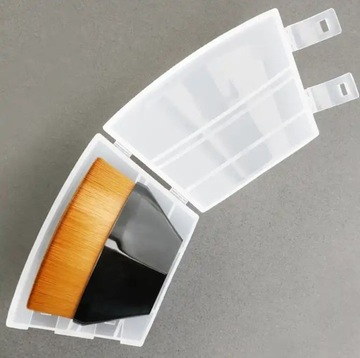 PĘDZEL DO PODKŁADU I MAKIJAŻU GĘSTY MIĘKKI JEDNOLITY FLUID MAKE-UP DA47