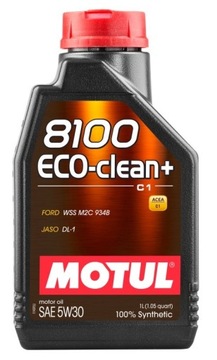 OLEJ MOTUL 5W30 1L 8100 ECO CLEAN+ C1 / LOW SAPS / WSS M2C 934B / STJLR.03.