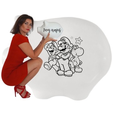 SKARBONKA Z IMIENIEM TWOIM NAPISEM PERSONALIZOWANA