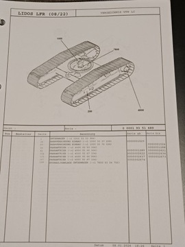 Каталог запчастей Liebherr LU605C 655C 755C 755D 950C 950J 1050J LR611 LR614