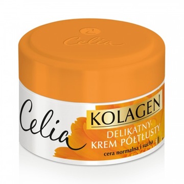 Celia Kolagen krem do twarzy nagietkowy + kolagen