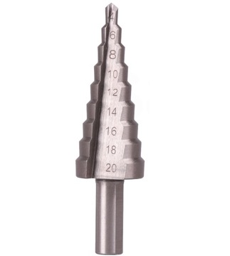 СВЕРЛА СВЕРЛА МНОГОСТУПЕНЧАТЫЕ HSS КИТАЙСКИЕ СВЕРЛА С КОНУСОМ 4-20 мм ПО МЕТАЛЛУ