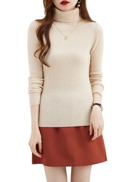 Turtleneck Sweater 100% Merino Wool Sweater Women'