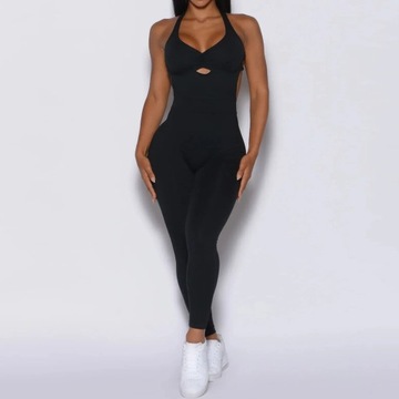 Gym Fitness Overalls Woman Sportswear Push Up Spor