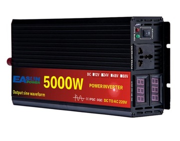 PRZETWORNICA PRĄDU NAPIĘCIA SINUS!! 24V 230V 5000W