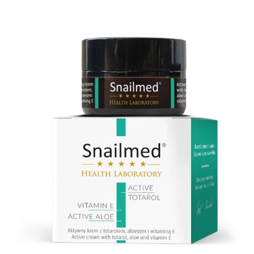 Snailmed aktywny krem z Totarolem, aloesem oraz witaminą E