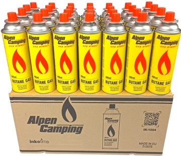 GAZ KARTUSZE NABOJE GAZOWE ALPEN CAMPING 28 SZT SUPER IK004