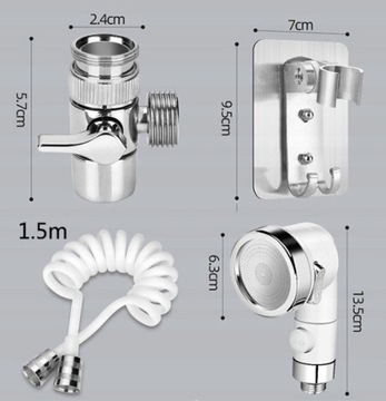 Адаптер для смесителя для душа с изливом