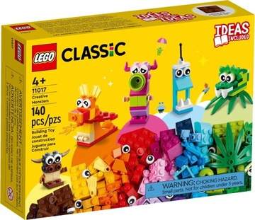 LEGO Classic Creative Monsters 5 моделей 140 шт.